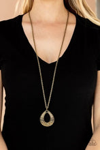 Load image into Gallery viewer, Glitz And Grind- Brass Necklace- Fashion Fix
