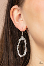 Load image into Gallery viewer, ARTIFACT Checker - Silver Earrings
