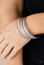 Load image into Gallery viewer, Back-To-Back Stacks - Silver Bracelets
