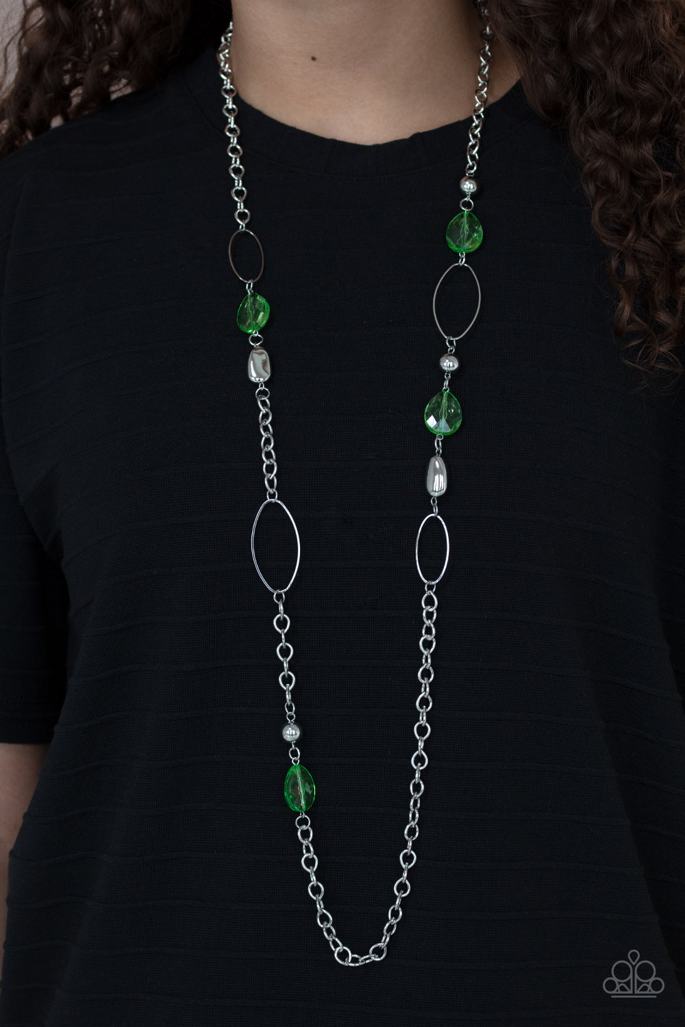 SHEER As Fate - Green Necklace