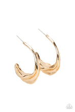 Load image into Gallery viewer, Modern Meltdown - Gold Earrings - Hoop
