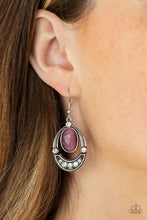 Load image into Gallery viewer, Serene Shimmer - Purple Earrings
