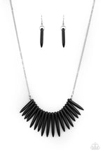 Load image into Gallery viewer, Exotic Edge - Black Necklace
