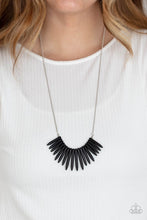 Load image into Gallery viewer, Exotic Edge - Black Necklace
