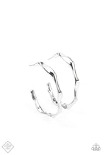 Load image into Gallery viewer, Coveted Curves - Silver Earrings- Fashion Fix - Hoop
