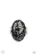 Load image into Gallery viewer, Glittery With Envy - Black Ring- Fashion Fix
