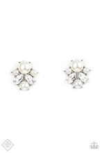 Load image into Gallery viewer, Royal Reverie- White Earrings- Post- Fashion Fix
