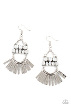 Load image into Gallery viewer, A FLARE For Fierceness - White Earrings
