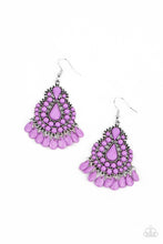 Load image into Gallery viewer, Persian Posh - Purple Earrings

