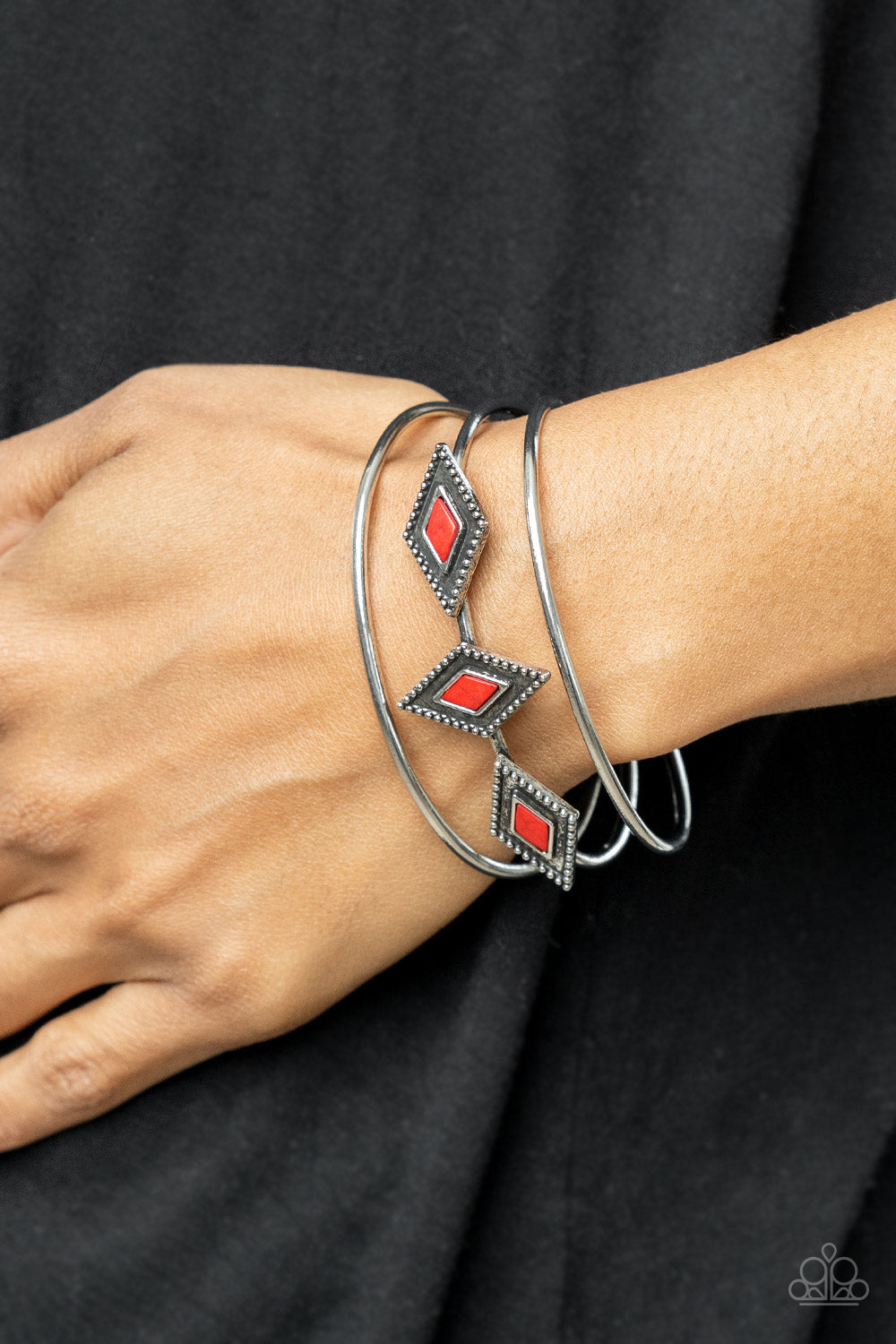 Desert Diamondback - Red Bracelet