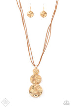Load image into Gallery viewer, Circulating Shimmer - Gold Necklace - Fashion Fix
