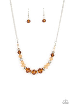 Load image into Gallery viewer, Turn Up the Tea Lights - Brown Necklace - Fashion Fix
