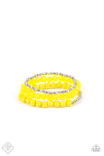 Load image into Gallery viewer, Vacay Vagabond - Yellow Bracelet- Fashion Fix
