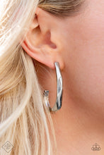 Load image into Gallery viewer, Made You HOOK- Silver Earring- Hook- Fashion Fix
