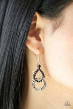 Load image into Gallery viewer, Red Carpet Couture - Black Earrings
