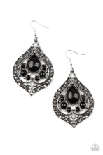 Load image into Gallery viewer, New Delhi Nouveau - Black Earrings
