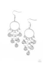 Load image into Gallery viewer, Cyber Chime - Silver Earrings
