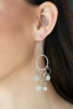 Load image into Gallery viewer, Cyber Chime - Silver Earrings
