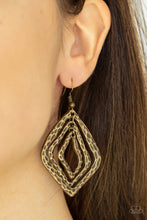 Load image into Gallery viewer, Primitive Performance - Brass Earrings
