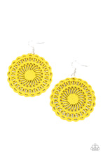 Load image into Gallery viewer, Island Sun - Yellow Earrings
