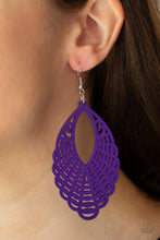 Load image into Gallery viewer, Tahiti Tankini - Purple Earrings
