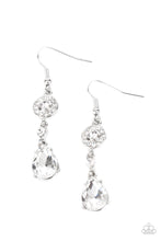 Load image into Gallery viewer, Graceful Glimmer - White Earring
