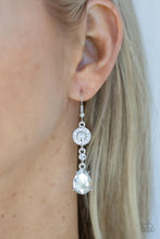 Load image into Gallery viewer, Graceful Glimmer - White Earring
