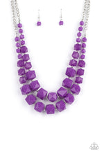Load image into Gallery viewer, Summer Excursion - Purple Necklace
