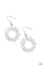 Load image into Gallery viewer, Champagne Bubbles - White Earrings
