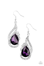Load image into Gallery viewer, Dancefloor Diva - Purple Earrings
