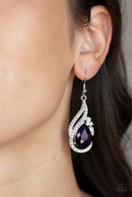 Load image into Gallery viewer, Dancefloor Diva - Purple Earrings
