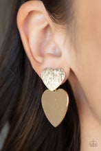 Load image into Gallery viewer, Heart-Racing Refinement - Gold Earrings
