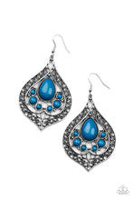 Load image into Gallery viewer, New Delhi Nouveau - Blue Earrings
