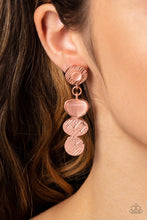 Load image into Gallery viewer, Asymmetrical Appeal - Copper Earrings
