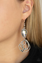 Load image into Gallery viewer, Galactic Drama - Silver Earrings
