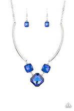 Load image into Gallery viewer, Divine IRIDESCENCE - Blue Necklace - Life of the Party October 2021
