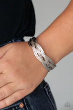 Load image into Gallery viewer, Get Your Wires Crossed - Silver Bracelet
