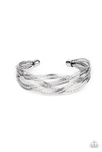 Load image into Gallery viewer, Get Your Wires Crossed - Silver Bracelet
