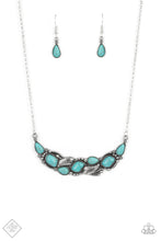 Load image into Gallery viewer, Cottage Garden - Blue Necklace- Fashion Fix
