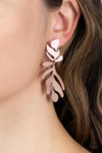 Load image into Gallery viewer, Palm Picnic - Copper Earrings
