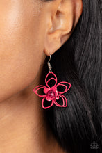 Load image into Gallery viewer, Botanical Bonanza - Pink Earrings
