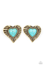 Load image into Gallery viewer, Rustic Romance - Brass Earrings
