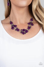 Load image into Gallery viewer, Botanical Banquet - Purple Necklace
