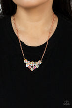 Load image into Gallery viewer, Lavishly Loaded - Copper Necklace -Life of the Party October 2021
