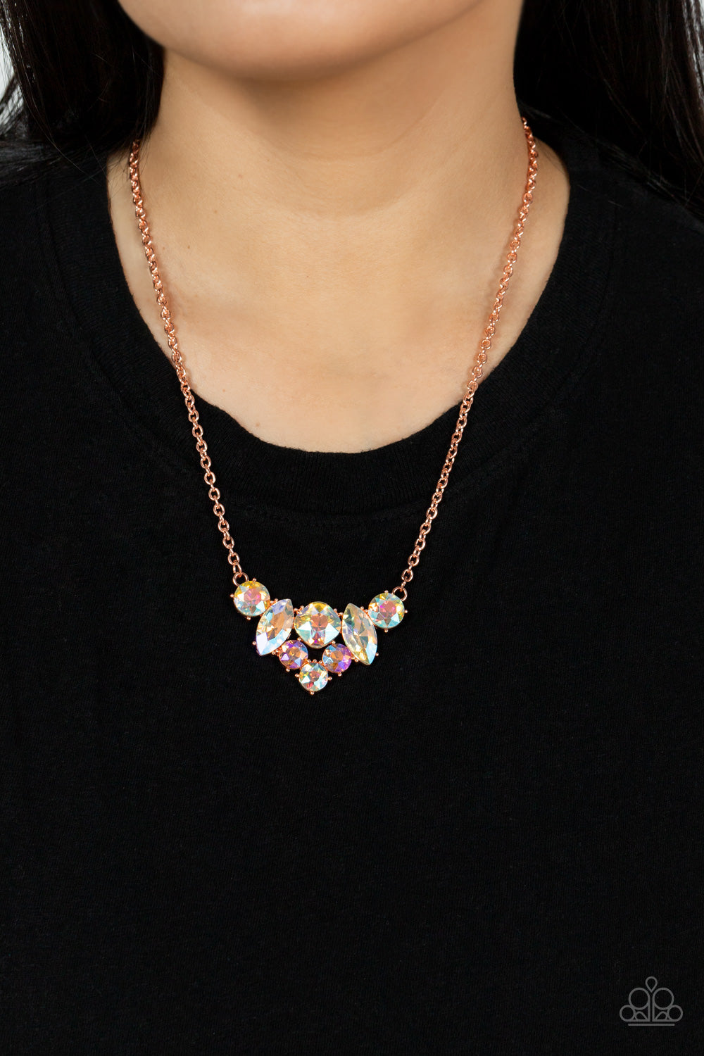 Lavishly Loaded - Copper Necklace -Life of the Party October 2021