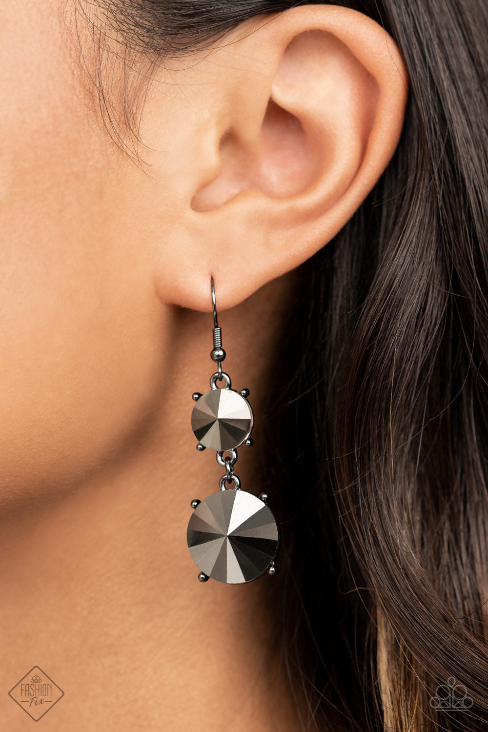 Sizzling Showcase - Black Earrings - Fashion Fix