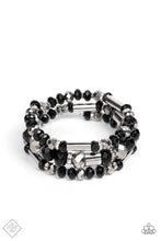 Load image into Gallery viewer, Dynamic Dazzle - Black Bracelet - Fashion Fix
