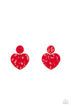 Load image into Gallery viewer, Just a Little Crush - Red Earrings
