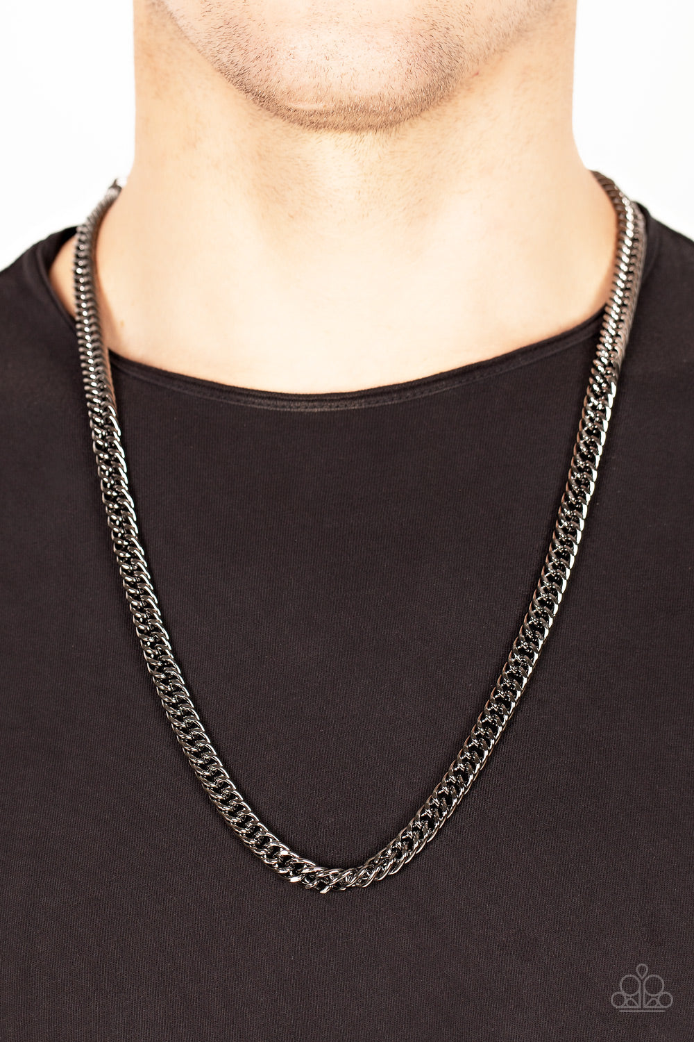 Standing Room Only - Black Necklace - Men's Collection