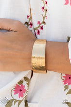 Load image into Gallery viewer, Coolly Curved - Gold Bracelet - Fashion Fix September 2021
